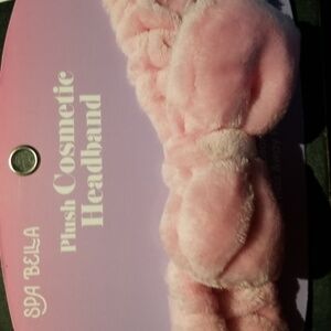 Spa Bella plush cosmetic headband NWTS